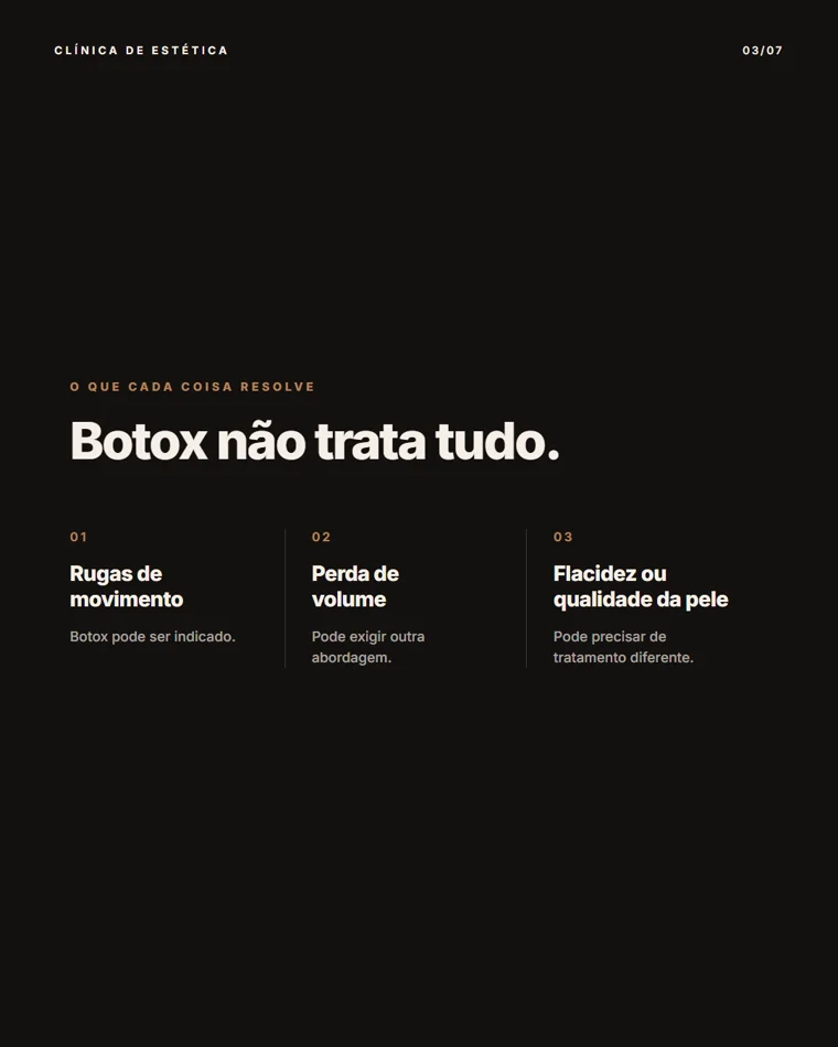 Carrossel Botox, slide 3 de 7